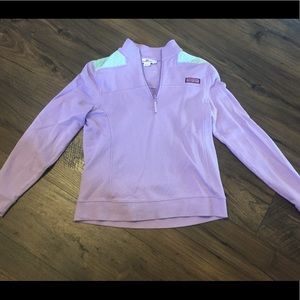 Vineyard Vines Purple Quarter Zip.